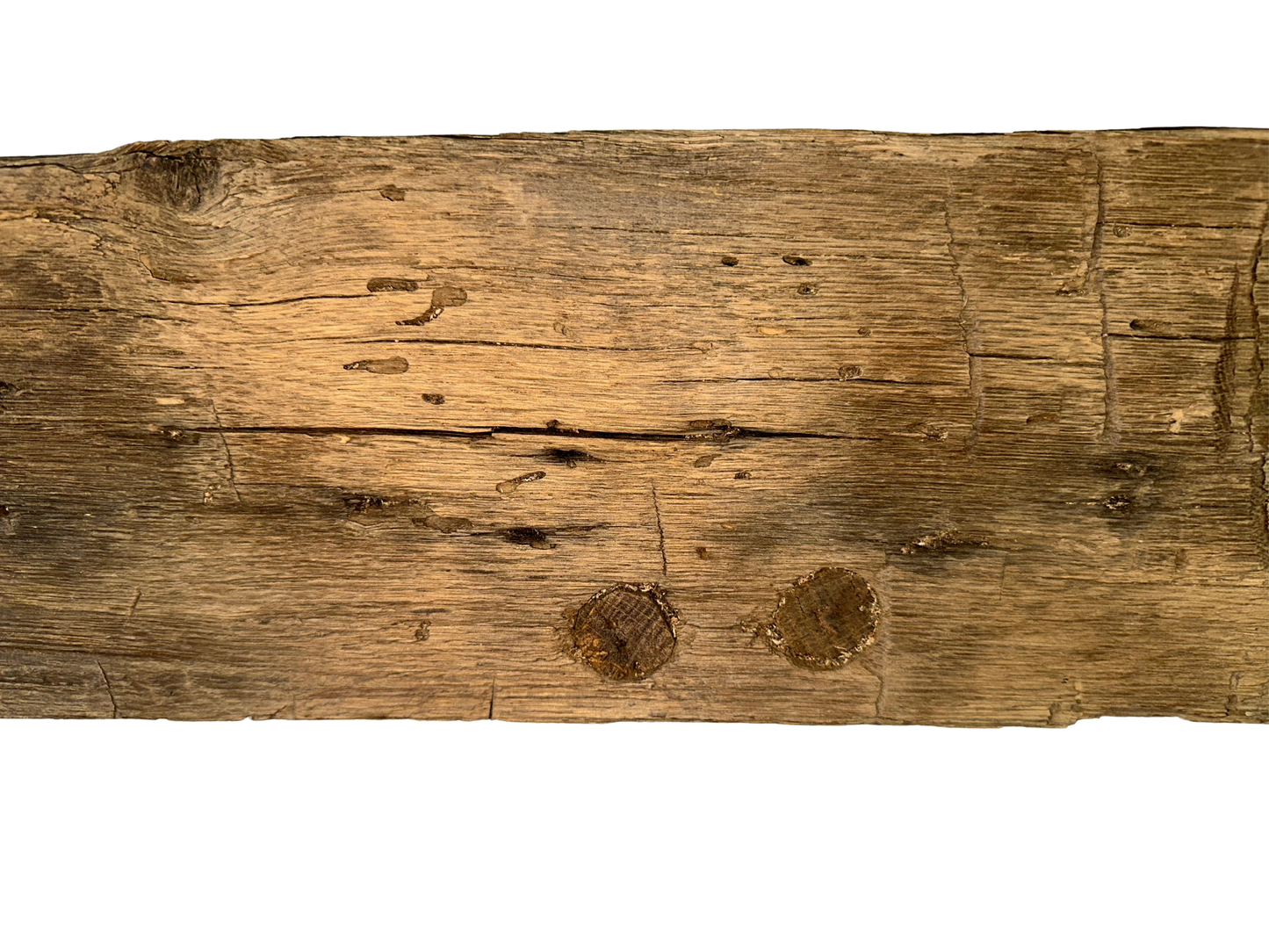 Hand Hewn Beam Fireplace Mantel - 5-1/2H x 6D x 54