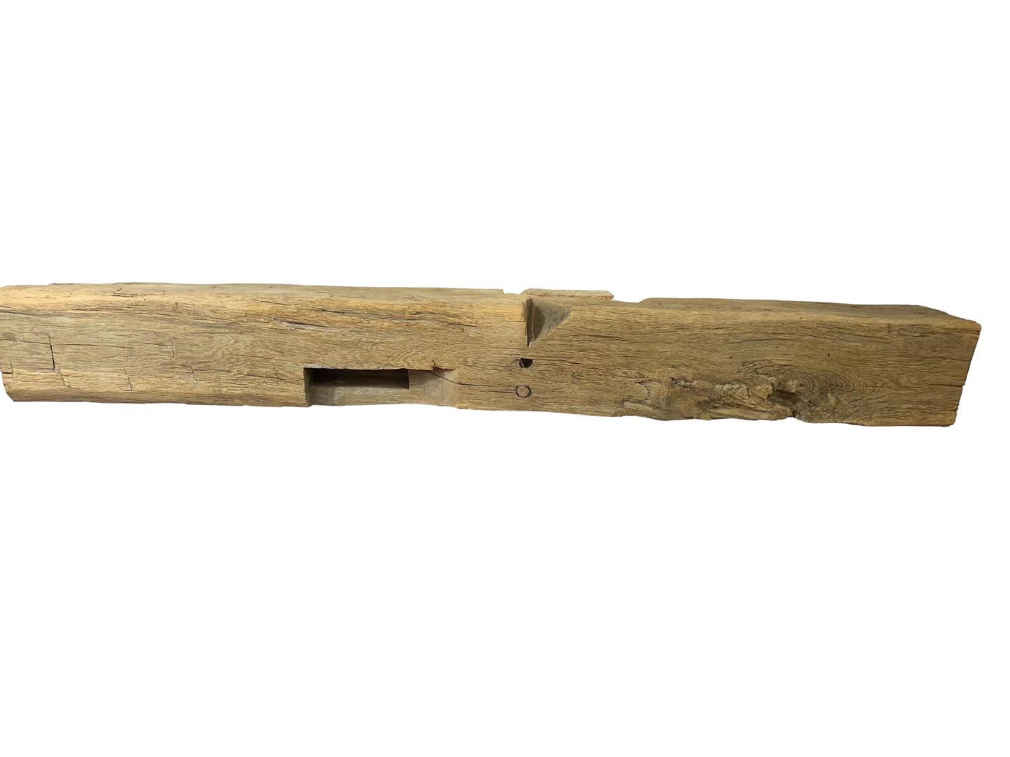 Hand Hewn Beam Fireplace Mantel - 7"H x 7"D x 59"L