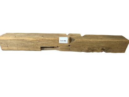 Hand Hewn Beam Fireplace Mantel - 7"H x 7"D x 59"L