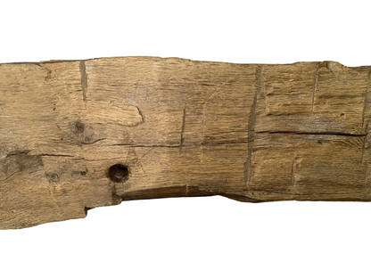 Hand Hewn Beam Fireplace Mantel - 7"H x 7"D x 59"L