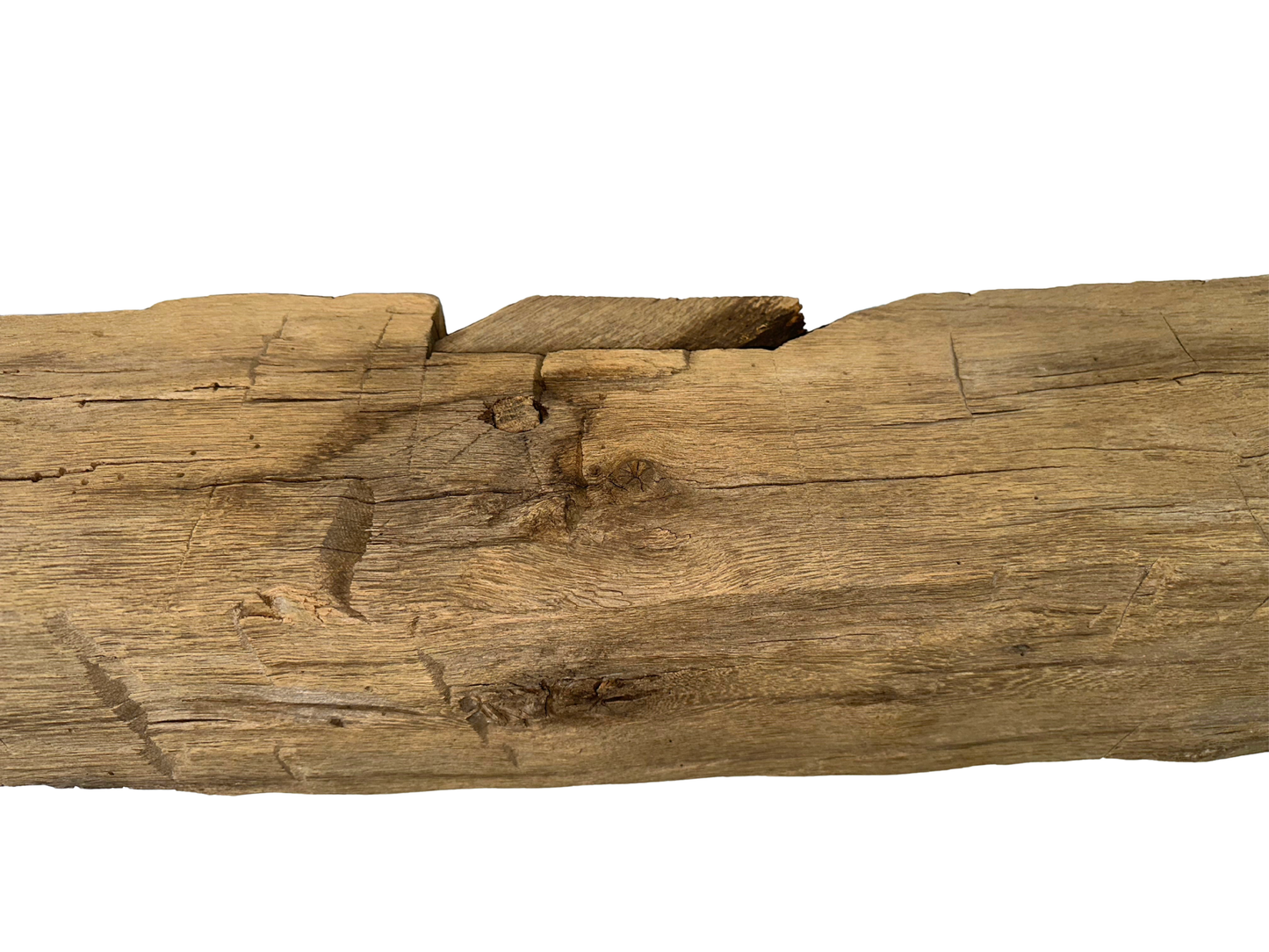 Hand Hewn Beam Fireplace Mantel - 7"H x 7"D x 59"L