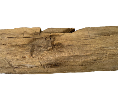 Hand Hewn Beam Fireplace Mantel - 7"H x 7"D x 59"L