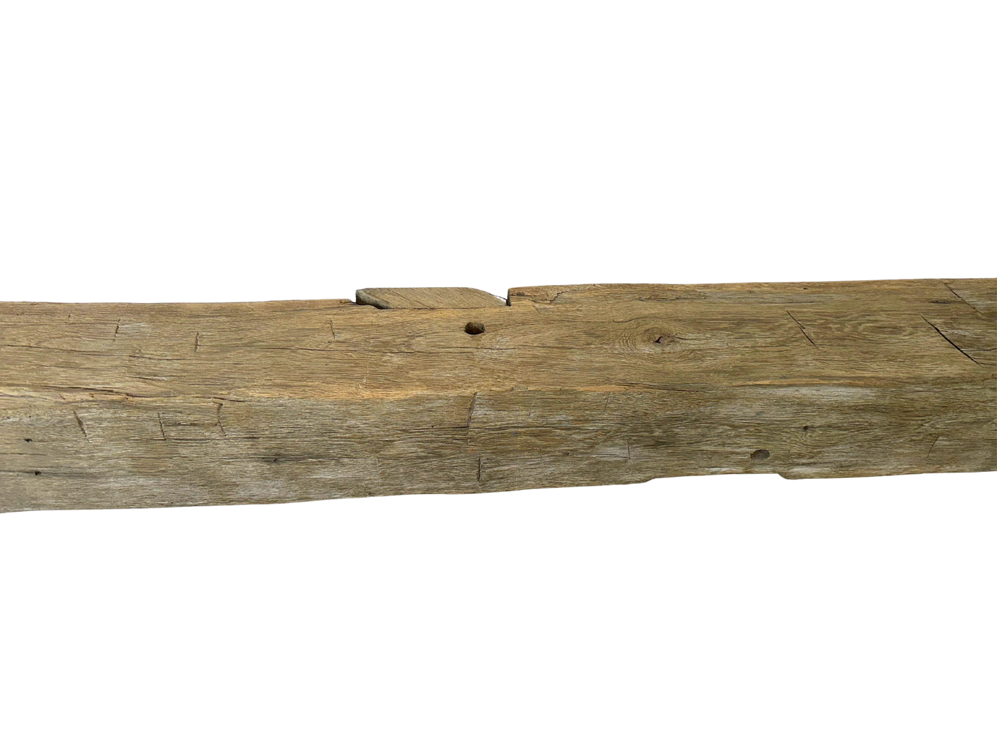 Hand Hewn Beam Fireplace Mantel - 7"H x 7"D x 58"L