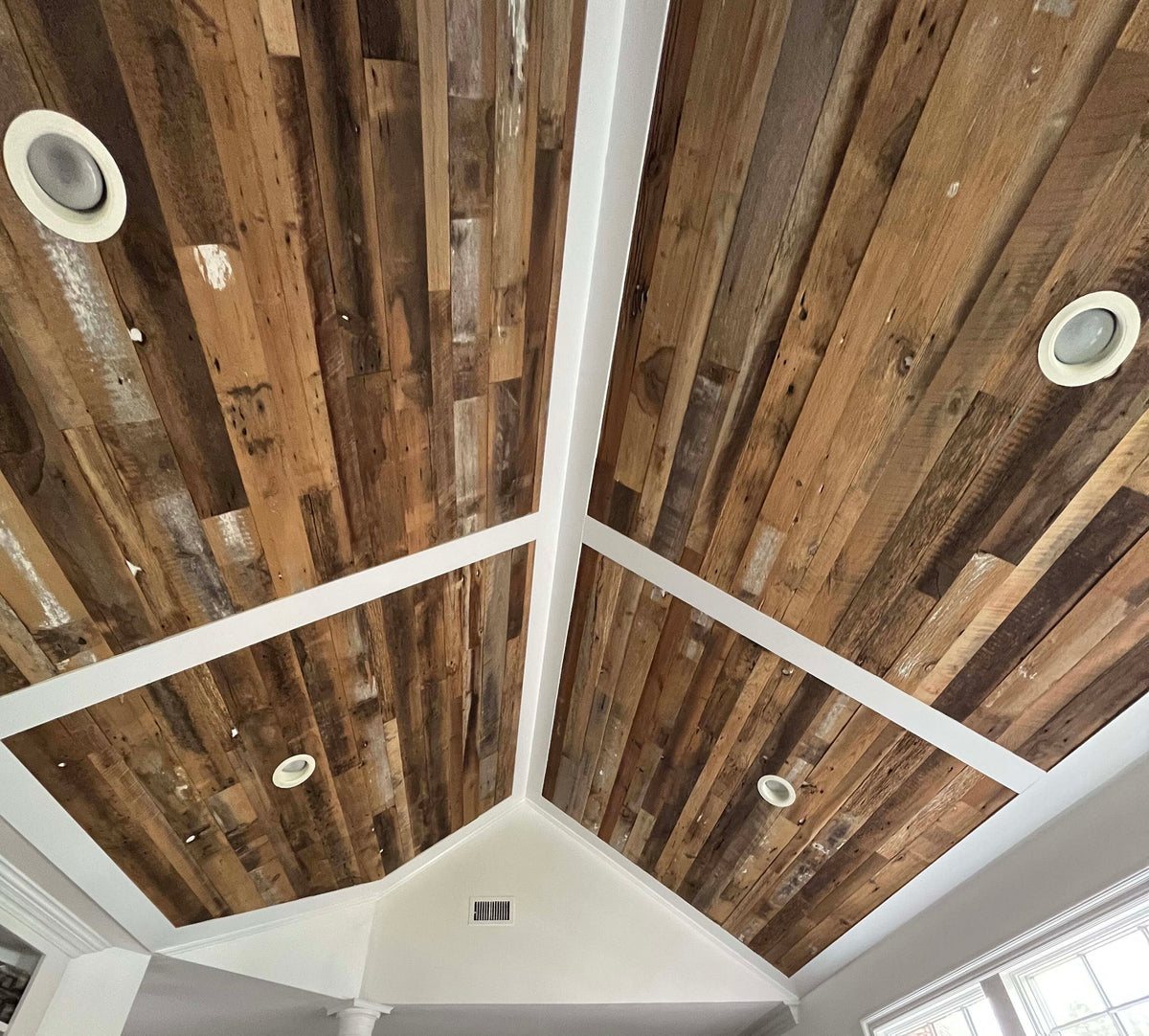 Wood Pallet Barnwood Ceiling Types Of Wood Paneling: Creating Great