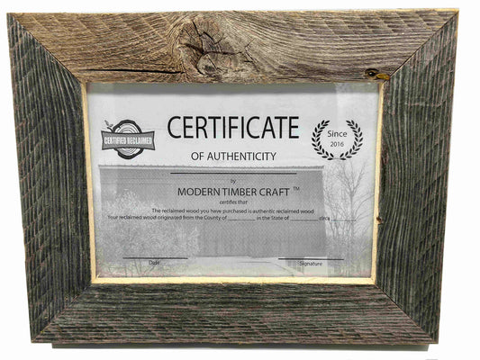 Framed Certificate of Authenticity product image