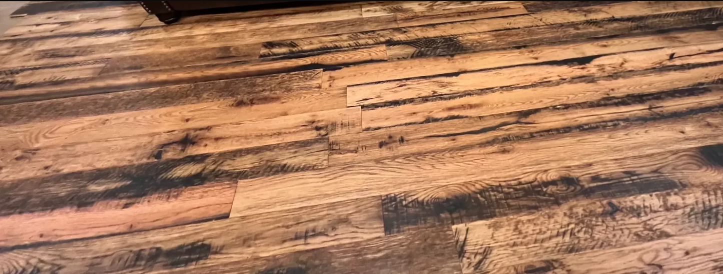 Reclaimed Kentucky Race Horse Fence Plank Engineered Flooring