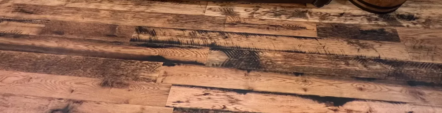 Reclaimed Kentucky Race Horse Fence Plank Engineered Flooring