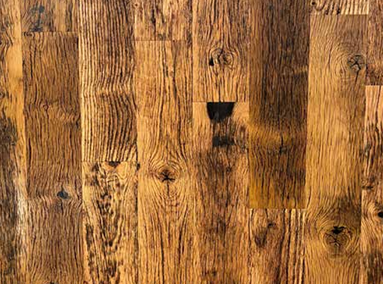 Reclaimed Kentucky Race Horse Fence Plank Engineered Flooring close up