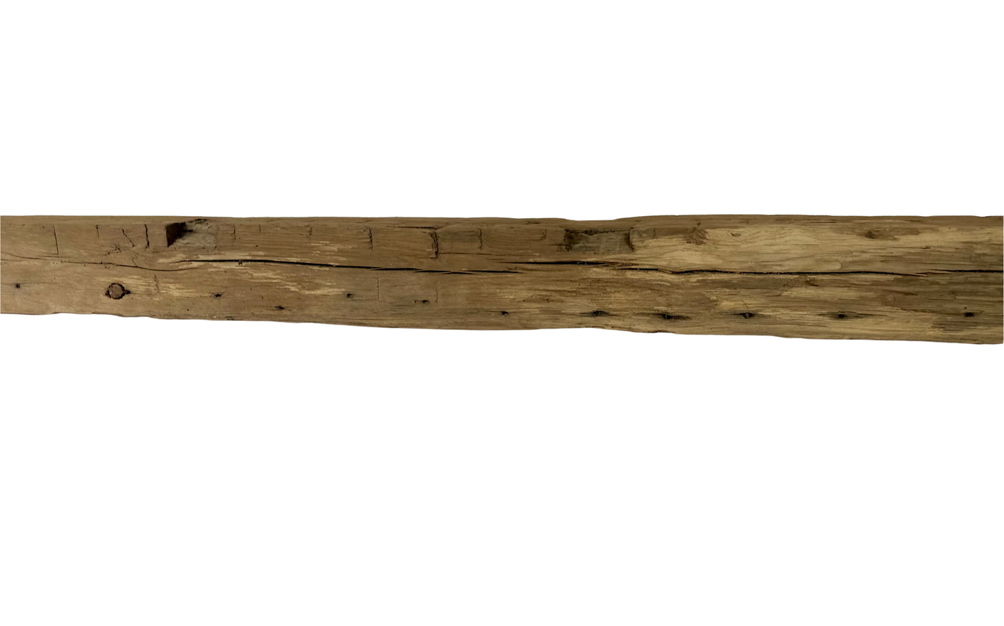 Hand Hewn Beam Fireplace Mantel - 6"H x 6"D x 64"L