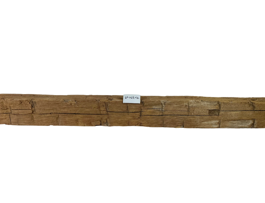 Hand Hewn Beam Fireplace Mantel - 6-1/2"H x 6-1/2"D x 72"L