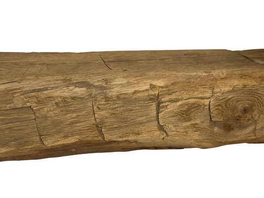 Hand Hewn Beam Fireplace Mantel - 6-1/2"H x 6"D x 84"L