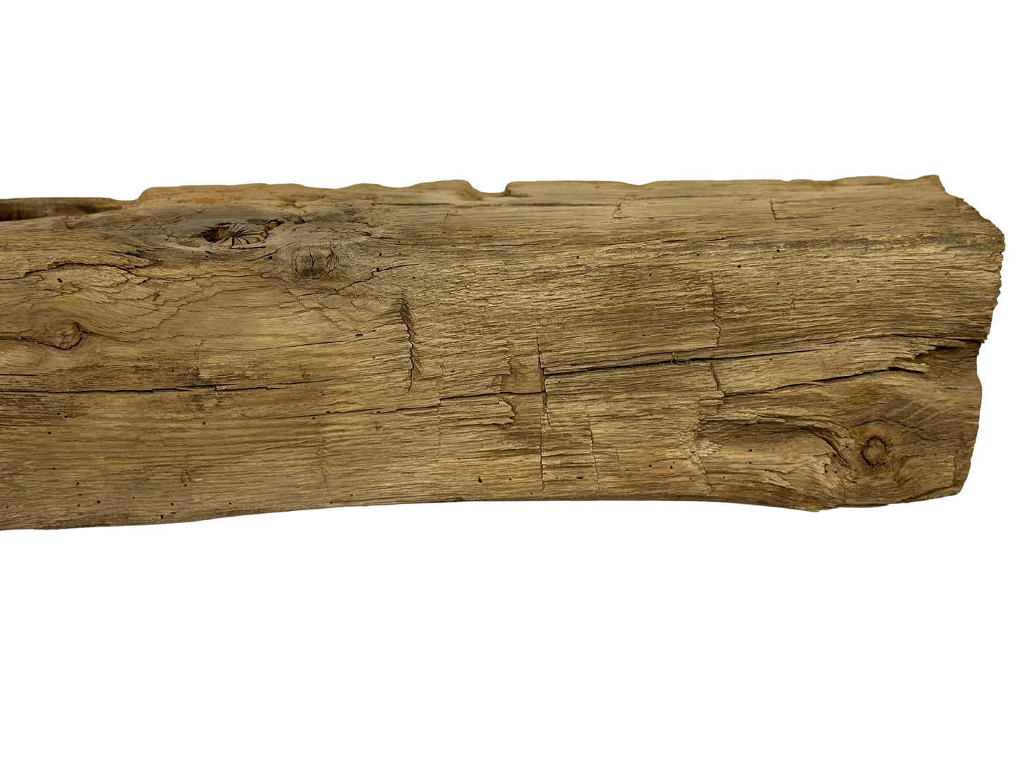 Hand Hewn Beam Fireplace Mantel - 7"H x 6"D x 60"L