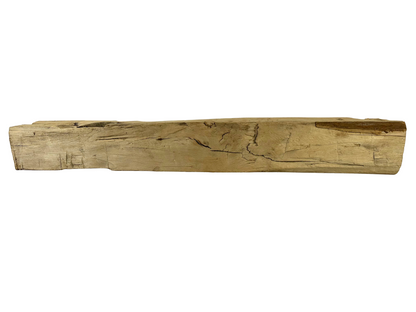 Hand Hewn Beam Fireplace Mantel - 7-1/2"H x 7"D x 57"L