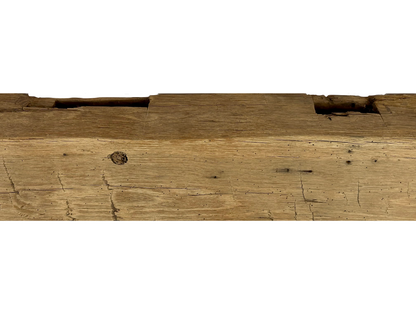 Hand Hewn Beam Fireplace Mantel - 8"H x 6"D x 60"L