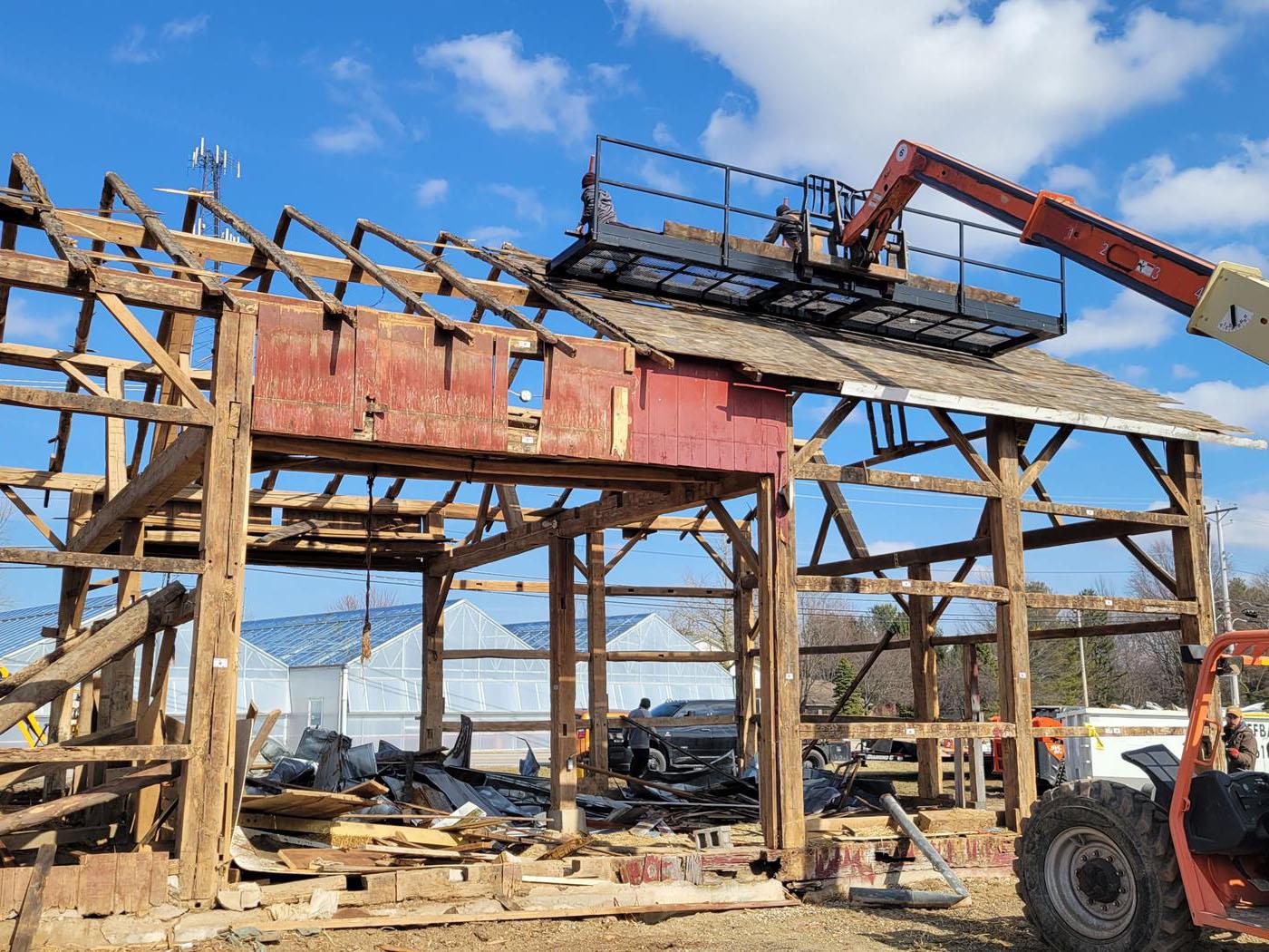Historic Seneca Barn Frame Ohio Barn Salvage 