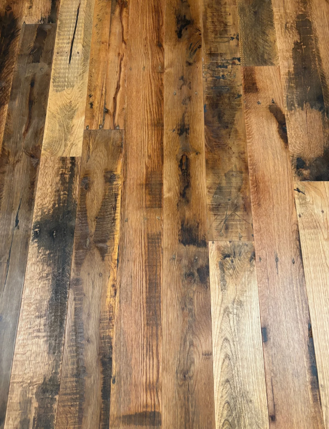 Reclaimed Industrial Oak Engineered Flooring