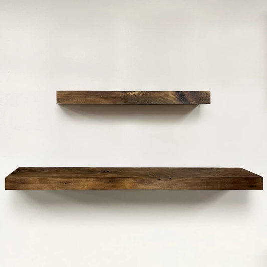 Reclaimed Wood Floating Shelves - 2x8