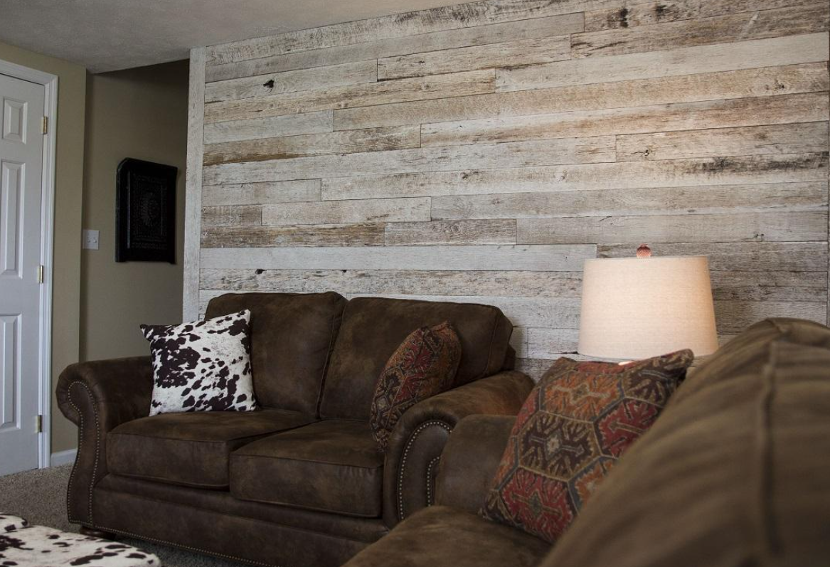 Antique Rustic White Barnwood Wall Paneling