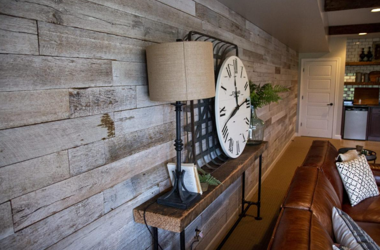 Antique Rustic White Barnwood Wall Paneling