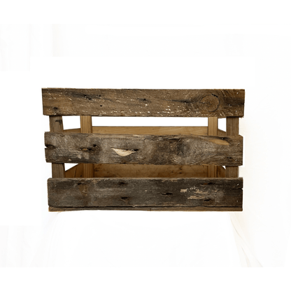 Large Rustic Wooden Crate Reclaimed Barn Wood Storage Box