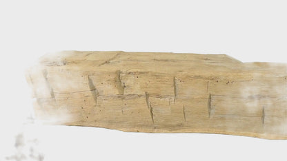 Hand Hewn Beam Fireplace Mantel - 7"H x 7"D x 58"L