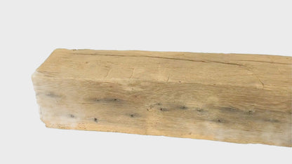 Hand Hewn Beam Fireplace Mantel - 5-1/2H x 6D x 54